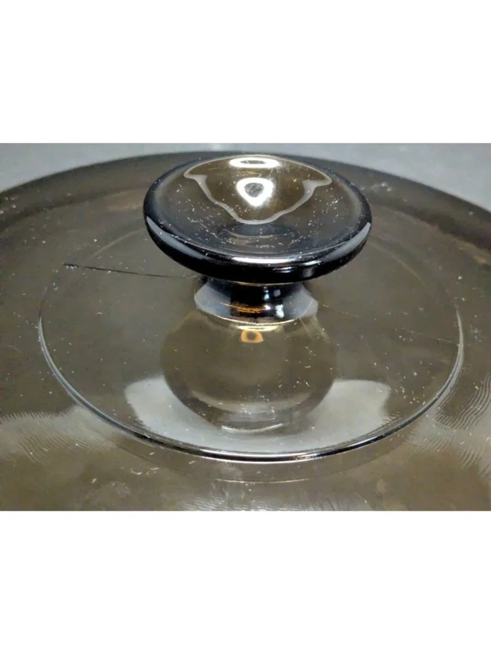 Vintage Pyrex Visions Amber Glass Lid Replacement Round 10.5